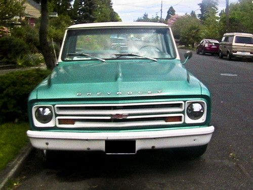 1968' Chevy 350 Rare Long Bed - 1/2 Ton Perfect Body, image 3