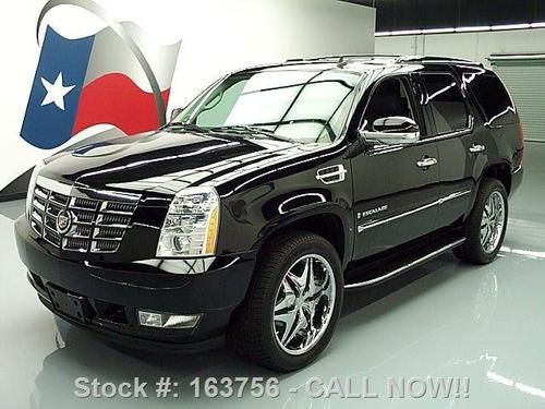 2009 cadillac escalade sunroof nav rear cam 22's 55k mi texas direct auto