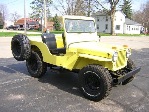 1946 willys cj2a jeep restored 4.3l chevy v6 4x4