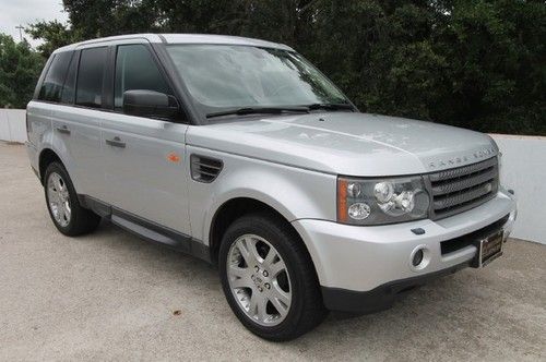 06 sport hse 66k miles navigation silver blak leather sunroof 4wd awd land rover