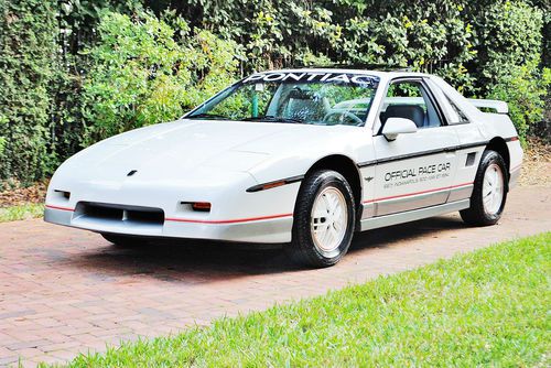 Absolutly as new just 7,805 miles 84 pontiac fiero pace car edition sunroof mint
