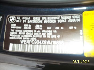 2008 BMW X3 3.0Si Navigation Leather One Owner Panoramic Sunroof, image 17