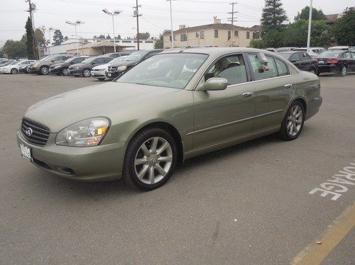 2002 infiniti q45 luxury sedan bose sound navigation clean low miles no reserve