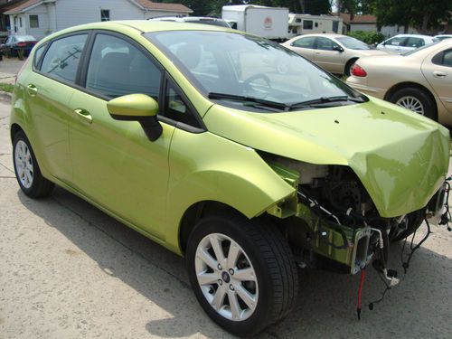 2012 ford fiesta 4door hatchback has front damage repairable car