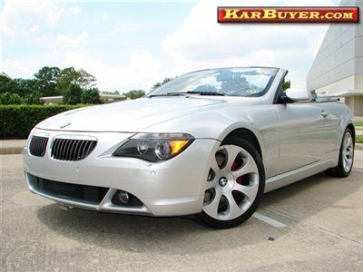 2007 bmw 650ci non smoker clean sport nav xenon convertible