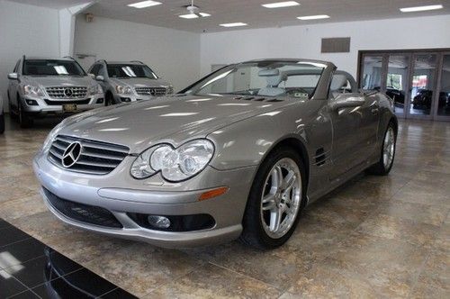 2005 mercedes-benz sl 500~cabriolet~nav~pano~keygo~htd/lea~hid~only 43k miles