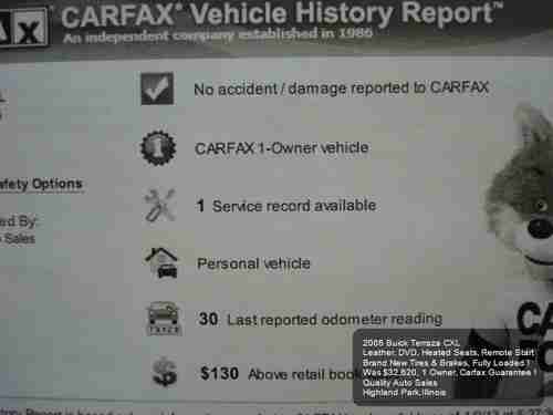 2005 BUICK TERRAZA CXL LEATHER HEATED SEATS REAR DVD NEW TIRES 1 OWNER CARFAX !, US $6,975.01, image 6