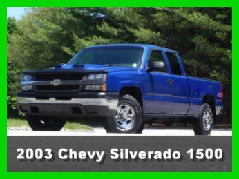 2003 chevrolet silverado 1500 4x4 extended cab short bed 4.8l vortec gas chevy