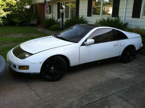 1991 nissan 300zx, white