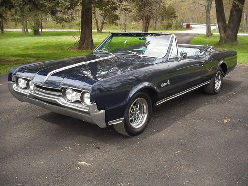 1967 oldsmobile cutlass convertible 330 jetfire, 320 hp