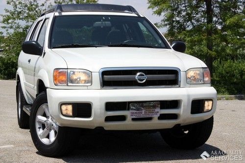 2004 nissan pathfinder se 4wd leather sunroof heated seats running boards le