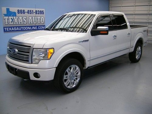 We finance!!!  2010 ford f-150 platinum 4x4 flex-fuel roof nav sync texas auto