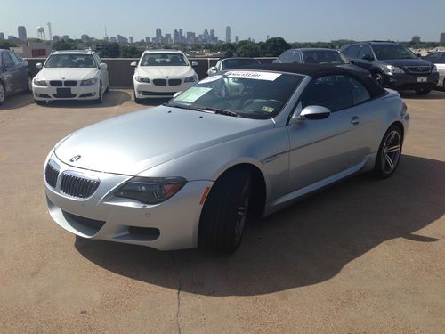 2007 bmw m6 base convertibleclean clean car fax ,very nice shape.