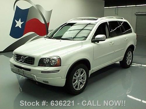 2013 volvo xc90 3.2 sunroof leather third row 11k miles texas direct auto