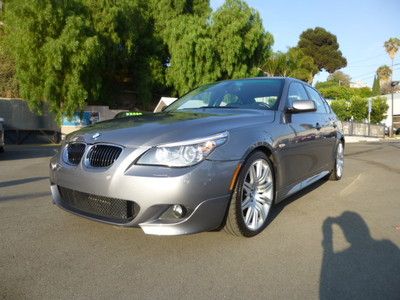 2008 bmw 550i loaded m sport premium comfort pkg no reserve salvae w hist pics