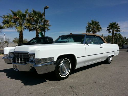 1969 cadillac deville base convertible 2-door 7.7l