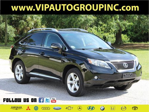 2010 lexus rx350 black on black leaded like new condition