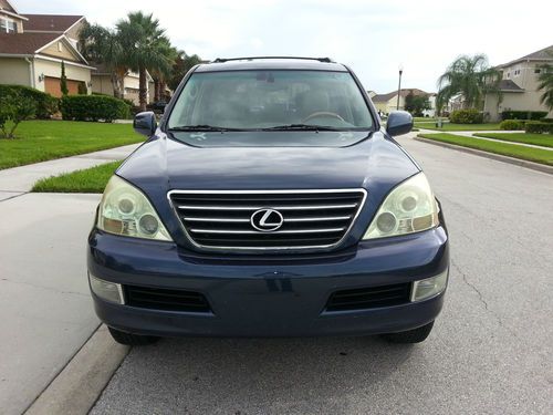 2004 lexus gx470 sport utility 4-door 4.7l awd/navi/dvd