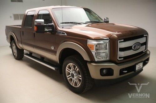 2011 king ranch crew 4x4 navigation leather heated diesel we finance 29k miles