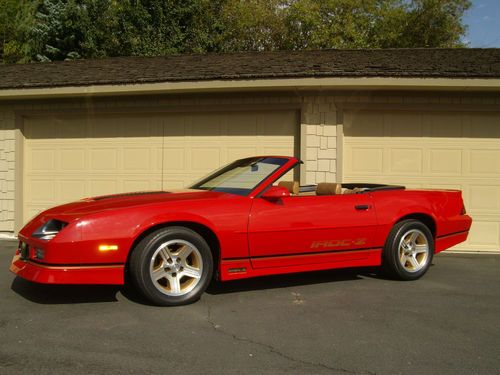 1988 chevrolet camaro iroc-z convertible 2-door 5.0l