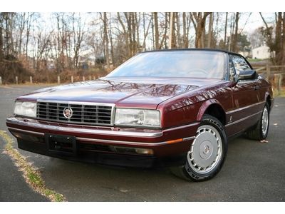 1990 cadillac allante convertible 4.5l v8 24k miles pininfarina rare collectible