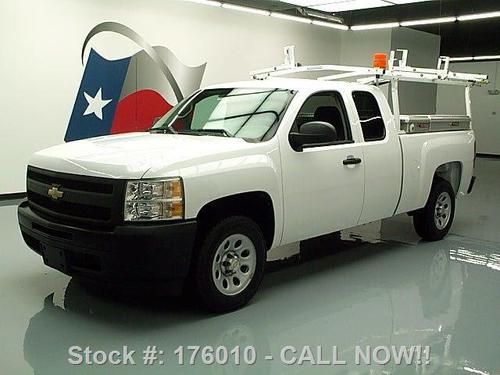 2009 chevy silverado ext cab v8 service utility 38k mi texas direct auto