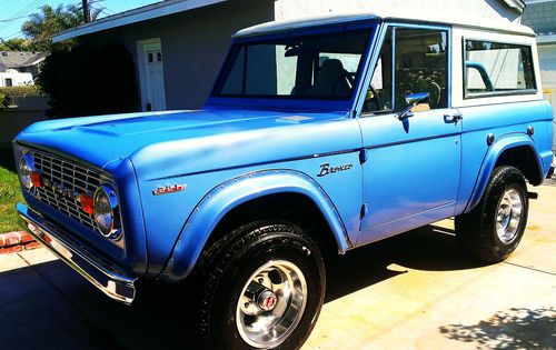 1969 classic bronco restoration (351 4-speed)