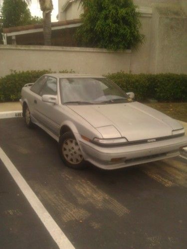 1988 toyota corolla gts silver