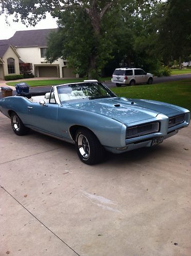 1968 pontiac gto convertible  6.6l