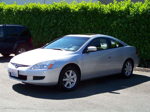 2004 honda accord coupe ex-l v6/navigation/xm radio/leather 83k miles