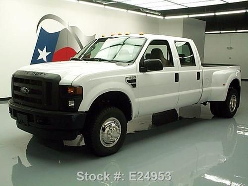 2008 ford f350 crew cab 4x4 offroad 6.8l v10 dually 61k texas direct auto