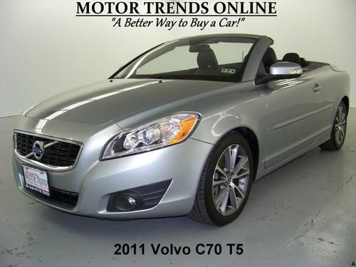 T5 convertible leather htd mem seats media 2011 volvo c70 32k houston texas