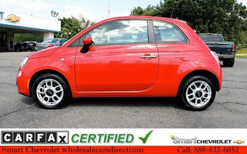 Used fiat 500 5 speed manual coupe import gas saver coupes we finance auto cars