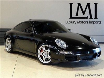 Carrera low miles 2 dr coupe gasoline 3.6l h6 sfi dohc black