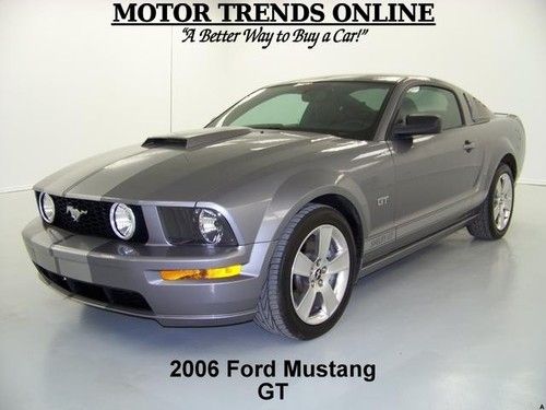 Shelby gt tribute leather stripes louvres mats door sills 2006 ford mustang 41k