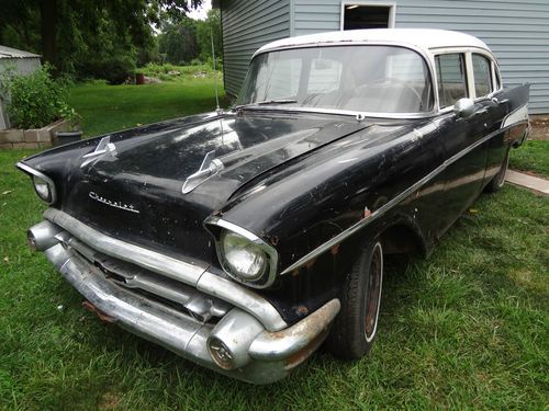 1957 chevy 4 door project or parts rat rod