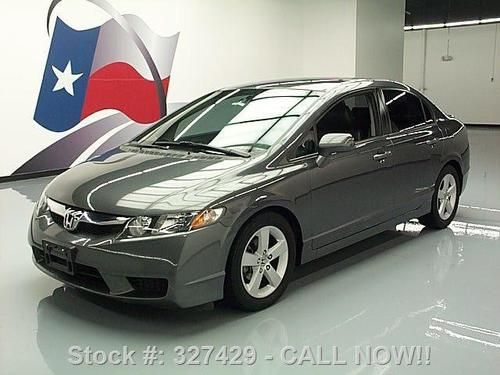 2009 honda civic lx-s sedan auto leather spoiler 66k mi texas direct auto