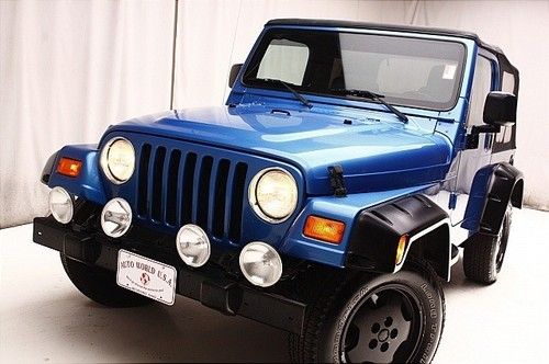 **we finance** 2003 jeep wrangler sport 4wd cdplayer towpkg. convertible