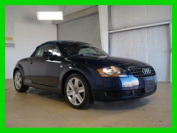 2004 audi tt convertible, 1.8l turbo, roadster, leather, automatic
