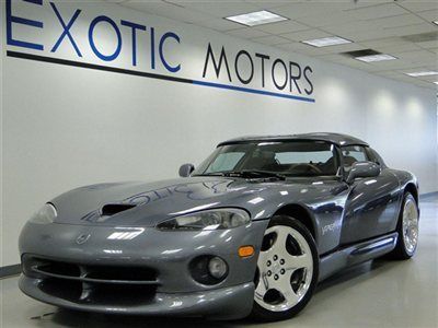 2000 dodge viper rt/10!! gry/saddle! 6-speed cd-plyr 11k-miles 450hp 18"whls!!