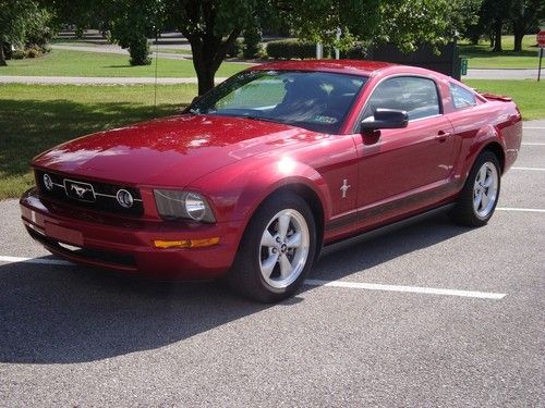 Low mileage, beautiful 2007 ford mustang v6 premium, pony package, and more!