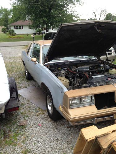 1985 cutlass supreme brougham olds 307 v8 good running project
