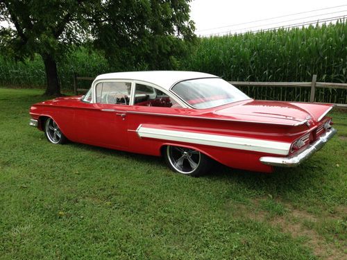 1960 chevrolet bel air 2 door post chevy ratrod hotrod