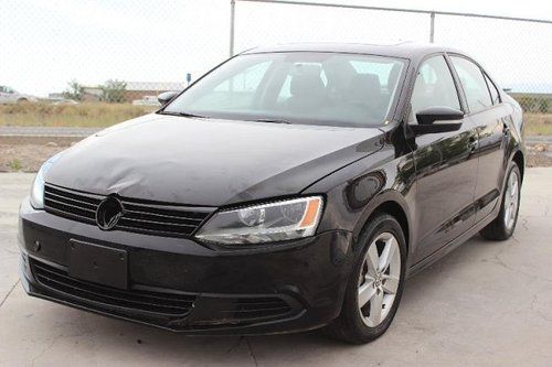 2011 volkswagen jetta tdi sedan damaged salvage runs! loaded diesel powered l@@k