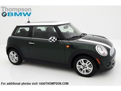 2013 mini cooper 6 speed manual dual roofs cold &amp; weather package