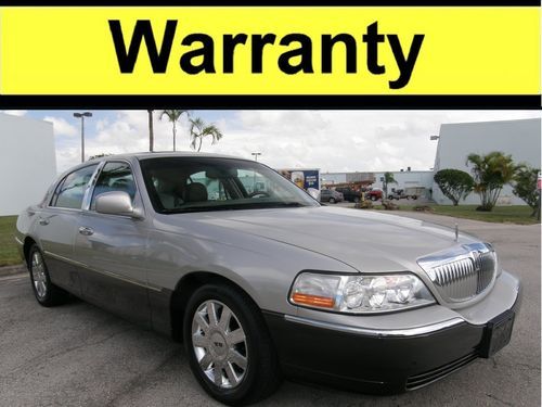 2005 lincoln towncar limited,navigation,chrome rims,warranty,see video,noreserve