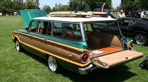1962 ford falcon squire wagon...a restored beauty