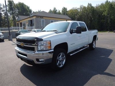 11 Chevy Silverado 2500HD 4x4 LTZ DURAMAX DIESEL BLACK LEATHER HEATED SEATS ROOF, image 6