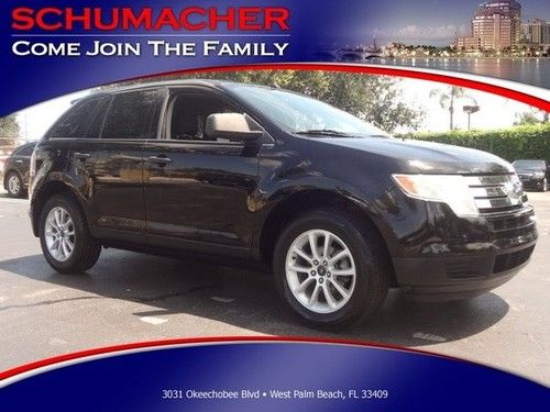 2008 ford edge se black on gray fl local car