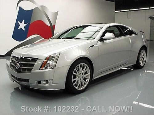 2011 cadillac cts premium coupe sunroof nav 19's 15k mi texas direct auto